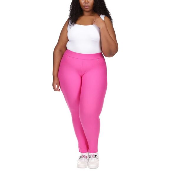Michael Kors Plus Size Pull-on Skinny Pants In Cerise - 2X (New no Tag) - Picture 1 of 1